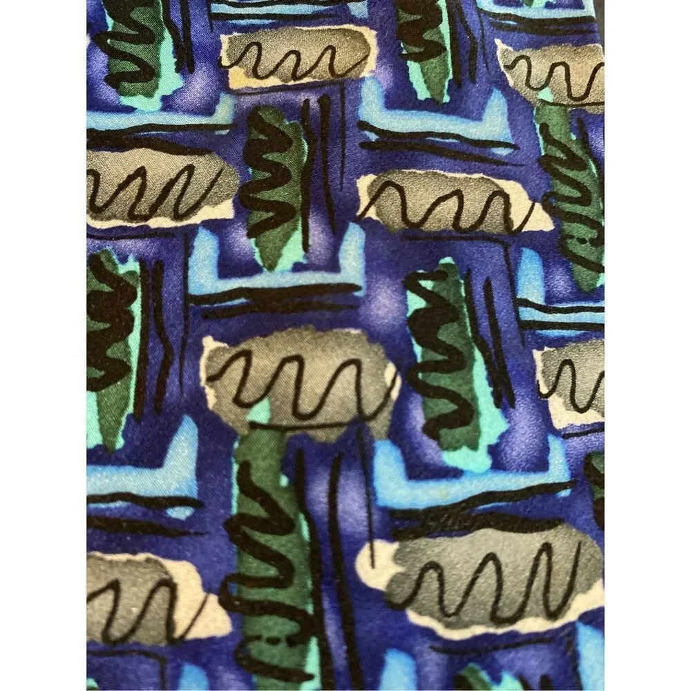 J. Garcia men’s plant person collection 100% silk tie 57